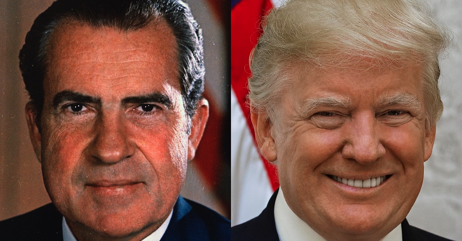 Donald Trump and Richard Nixon