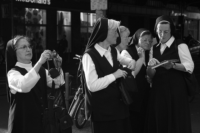Nuns navigating their way through using contraceptives. Flcikr.