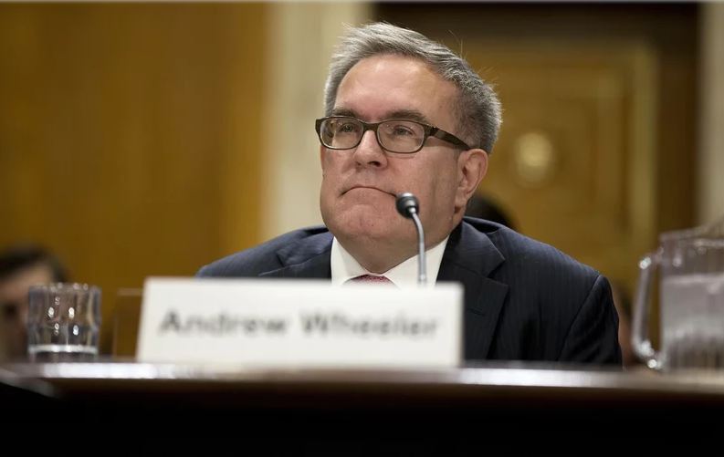 Andrew Wheeler during his confirmation hearing to be Deputy Administrator of the Environmental Protection Agency before the United States Senate Committee on the Environment and Public Works in Washington D.C. on Nov. 8, 2017. Alex Edelman - picture-alliance/dpa/AP Images