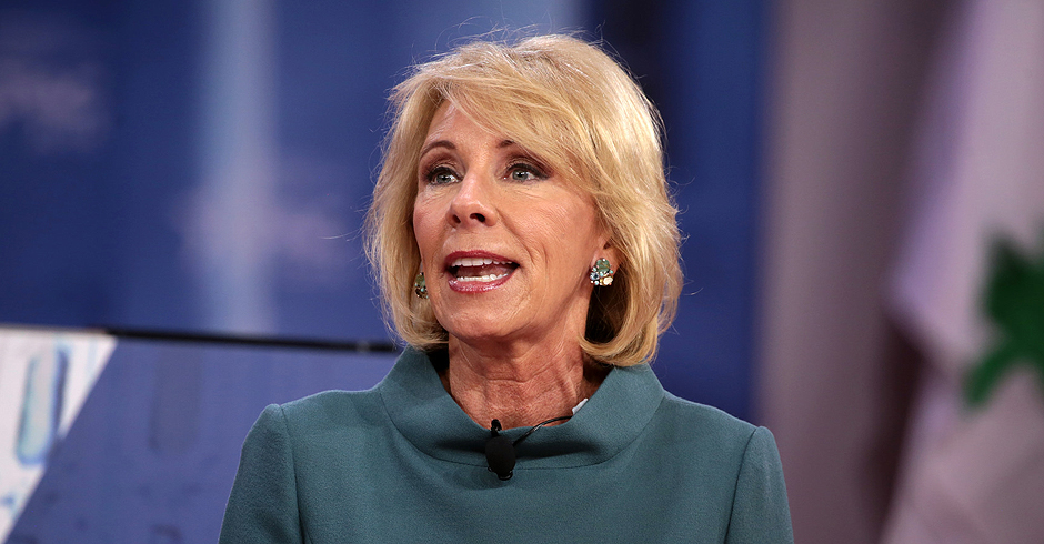 Betsy DeVos at the 2018 Conservative Political Action Conference