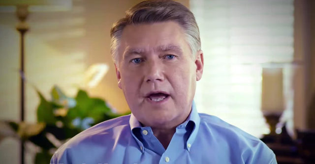 North Carolina GOP candidate Mark Harris from one of his campaign ads