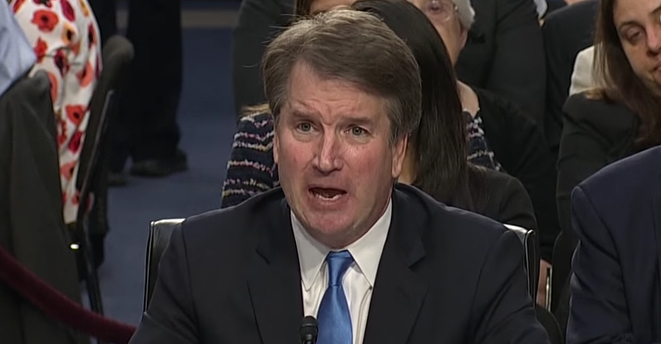 Supreme court Nominee Brett Kavanaugh during senate testimony