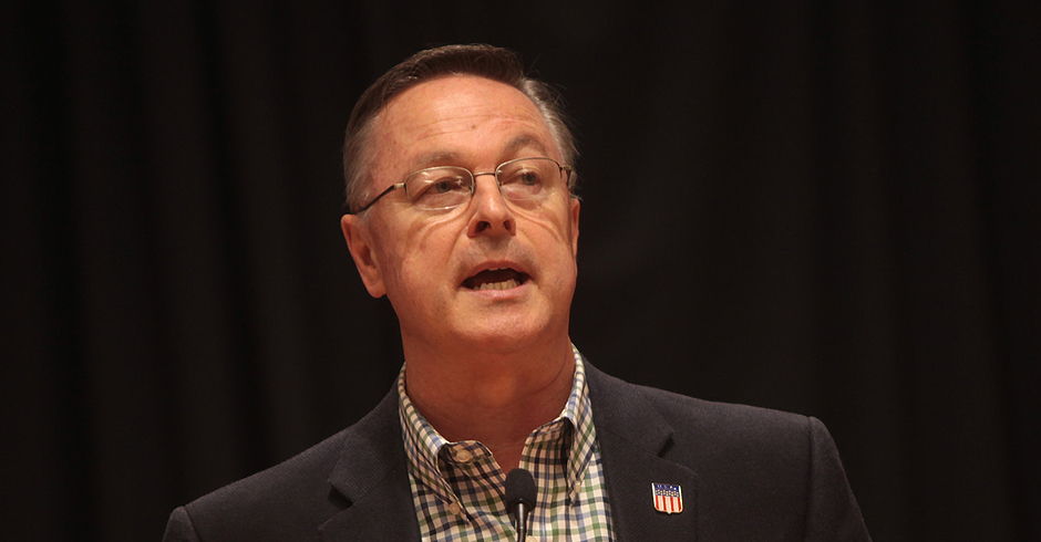 Rod Blum at a campaign rally in 2014