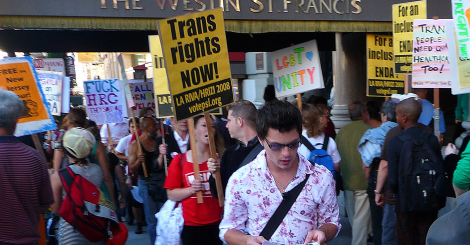 Transgender rights protest