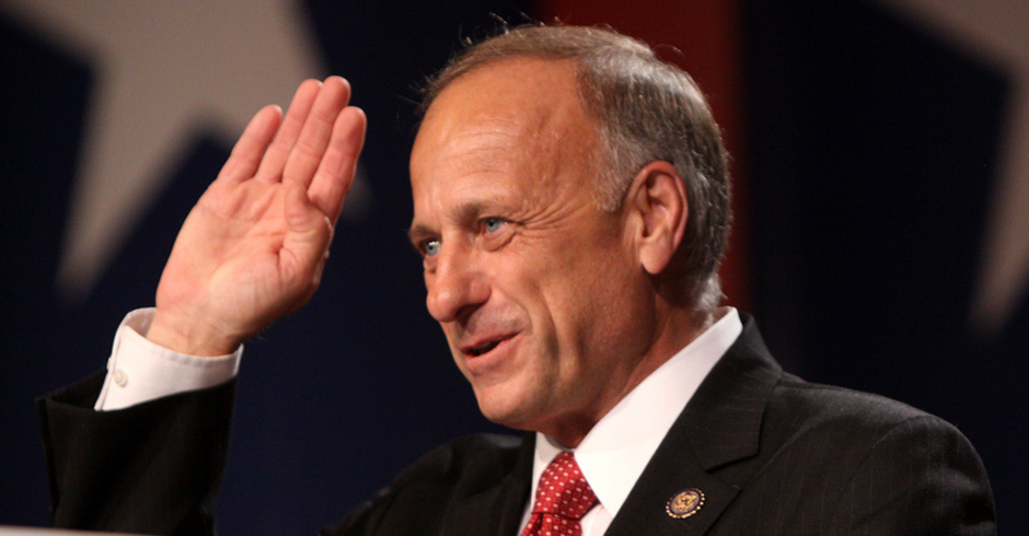 Steve King speaking at the Values Voter Summit in Washington, DC.