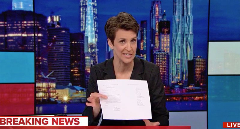 MSNBC Rachel Maddow (screengrab)