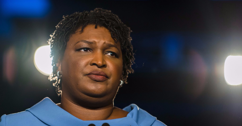 Stacy Abrams on the campaign trail