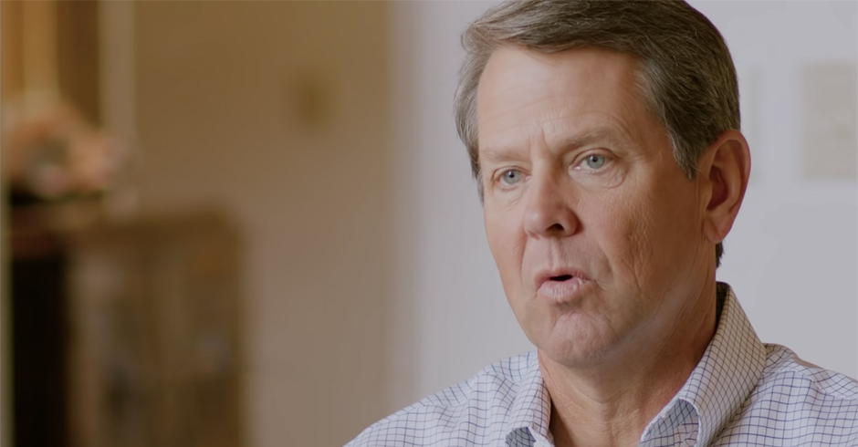 Brian Kemp in a campaign ad