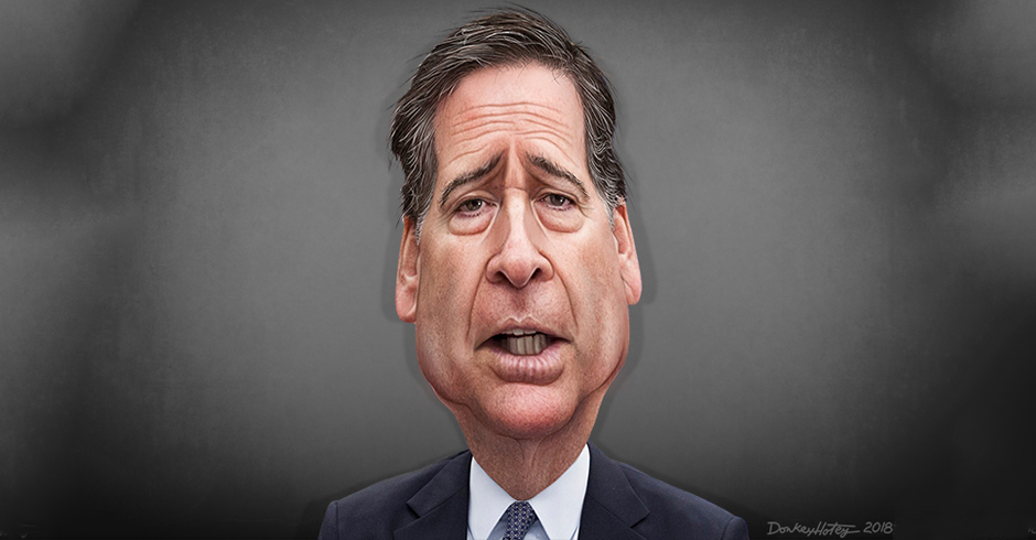 A Caricature of James Comey