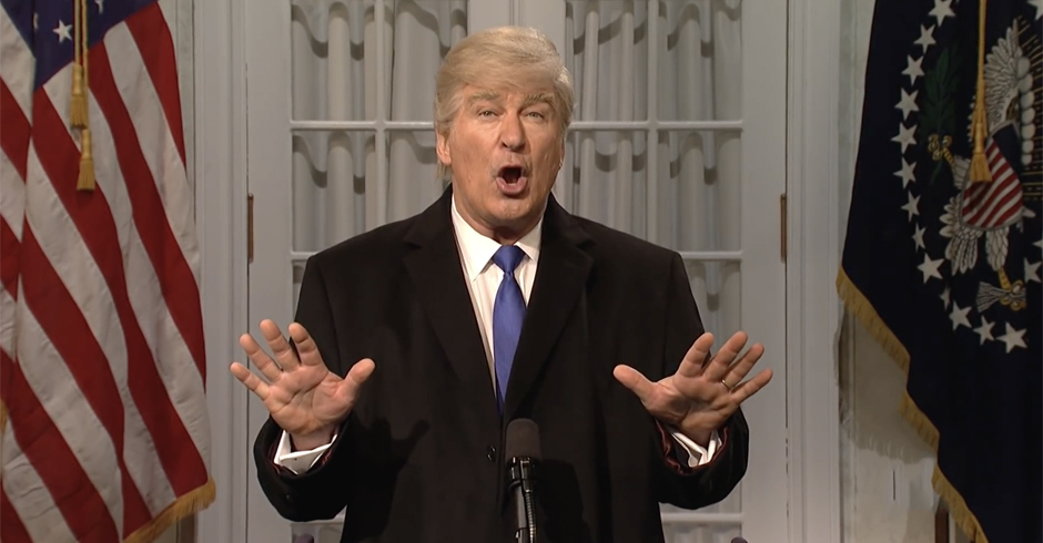 Alec Baldwin as President Trump