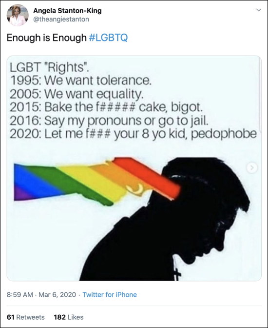 Gop Congressional Candidate Pardoned By Trump Tweets Homophobic Meme 