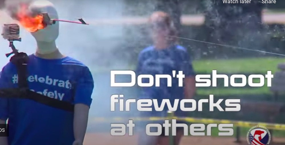 Fireworks safety video, U.S. Consumer Product Safety Commission