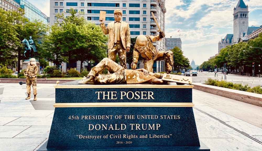 Trump statue