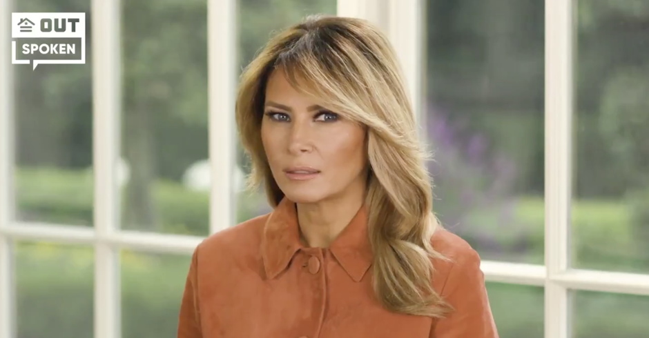 First Lady Melania Trump Teams Up With Log Cabin Republicans to Spread the Huge Lie That Donald Trump Is Pro-LGBTQ