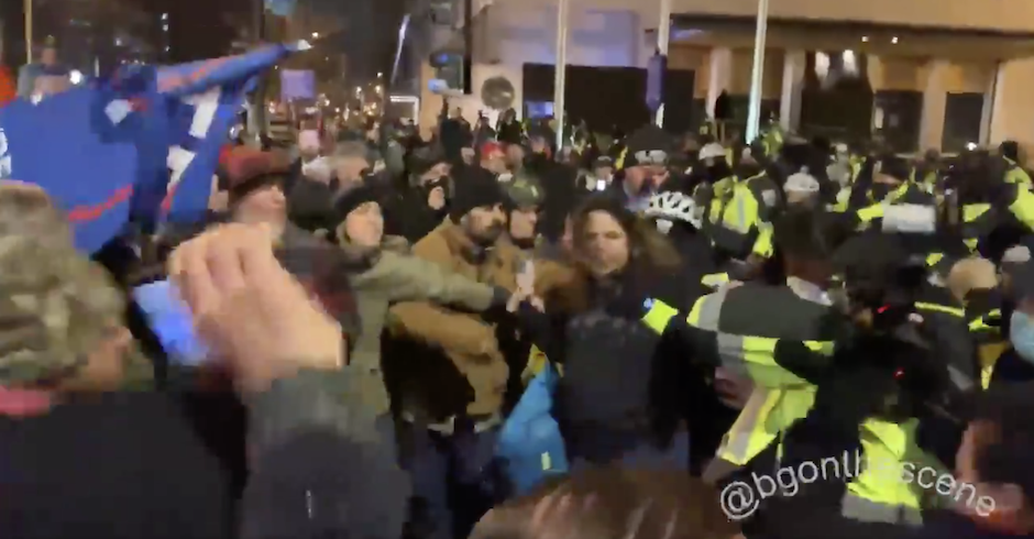 'We Ain't Got Your Back No More!': Pro-Trump Protesters Assault ...