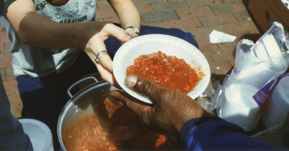 feeding the homeless
